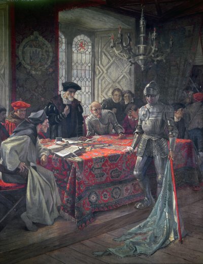 News of Flodden, 1513 by William Brassey Hole