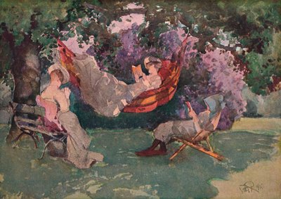 In The Garden, 1902 by William Bruce Ellis Ranken