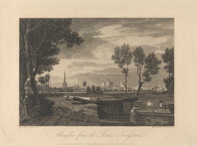 Abingdon from the Thames Navigation by William Byrne