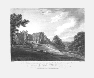 Eggleston Abbey, c1782 by William Byrne
