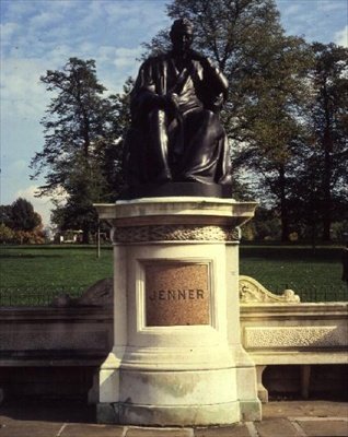 Statue of Dr. Edward Jenner by William Calder Marshall
