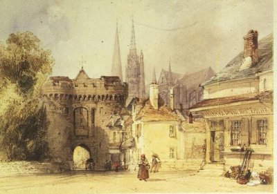 The Guillaume Gate, Chartres by William Callow