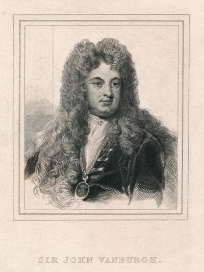 Sir John Vanburgh, 1830 by William Camden Edwards