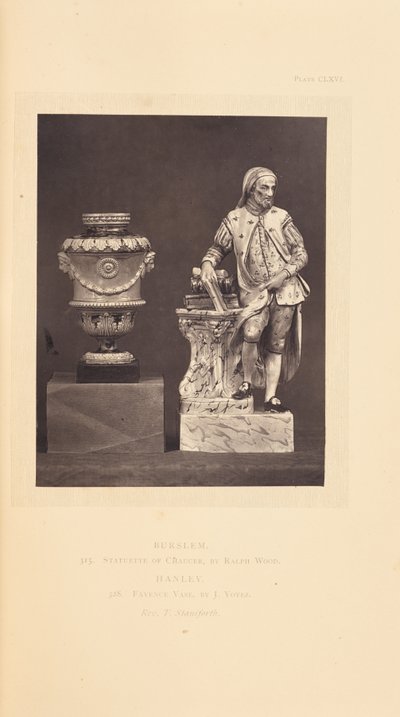 Vase and Statue by William Chaffers