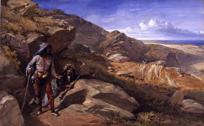 Two Bandits in the Hills, 1857 by William Crimea Simpson
