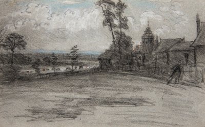 London from the Priory, Hampstead. Showers by William Crotch