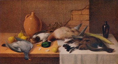 Still Life Game Birds, c1895 by William Cruikshank