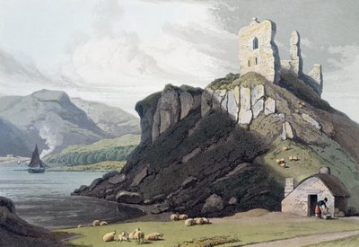 Aros Castle, Isle of Mull, Scotland, 1818 by William Daniell