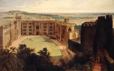 Arundel Castle from the Keep by William Daniell