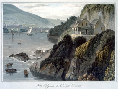 Near Kingswear, on the Dart, Devon by William Daniell