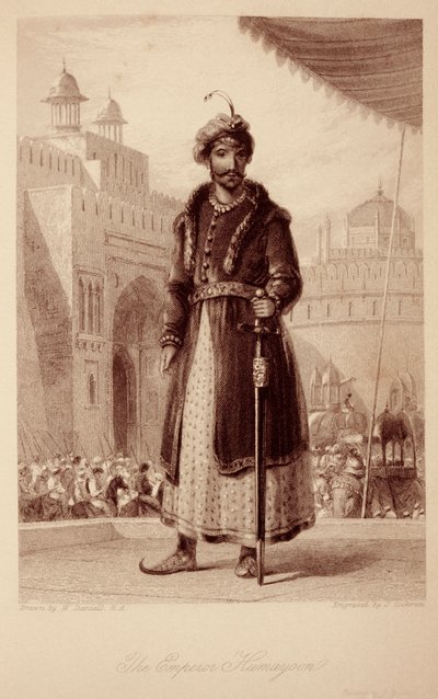 The Emperor Humayoon by William Daniell
