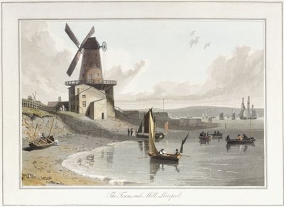 The Towns-end Mill, Liverpool by William Daniell