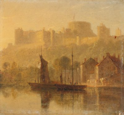 Windsor Castle from the Thames by William Daniell