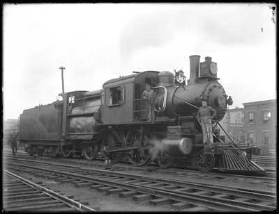 Erie Railroad Locomotive, Side View, c.1911-12 by William Davis Hassler