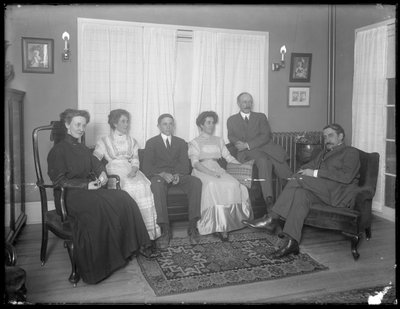 Quinn family group portrait by William Davis Hassler