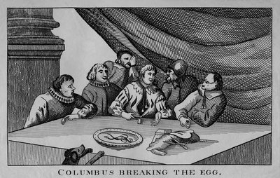 Columbus Breaking The Egg by William Davison