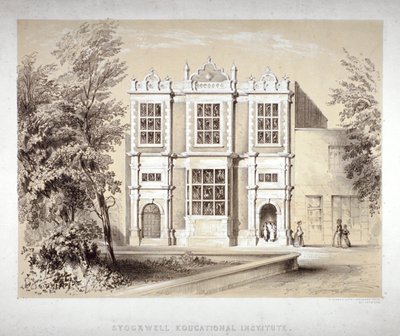 Stockwell Educational Institute, Stockwell, Lambeth, London by William Dickes