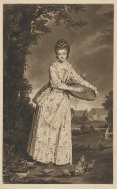 Mrs. Pelham by William Dickinson after Sir Joshua Reynolds