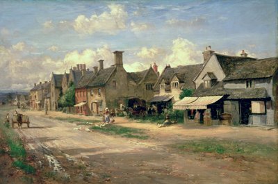 The High Street, Broadway, Worcestershire by William E. Harris