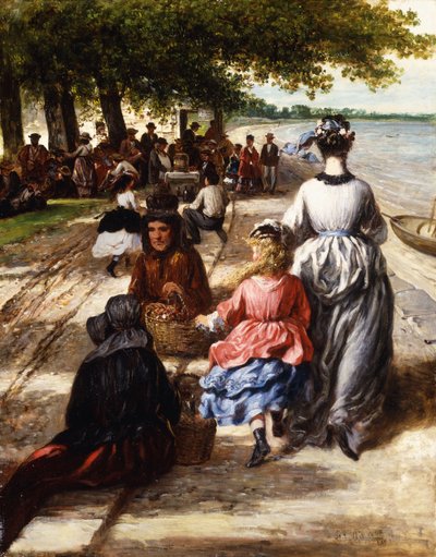 Near the Beach, Gloucester by William E. Winner