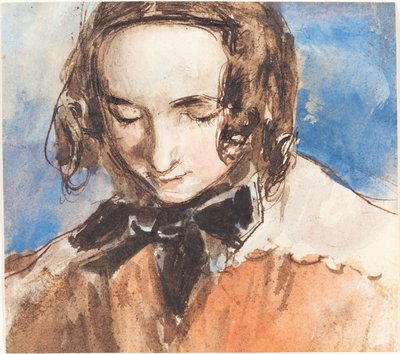 Girl with a Bow by William Edward Frost