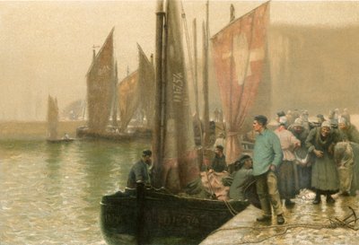 Hazy Morning, Dieppe by William Edward Norton