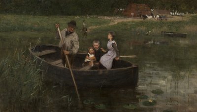 The Ferry by William Edward Stott