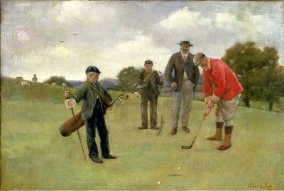 Putting on the Sixth Green by William Edwin Pimm