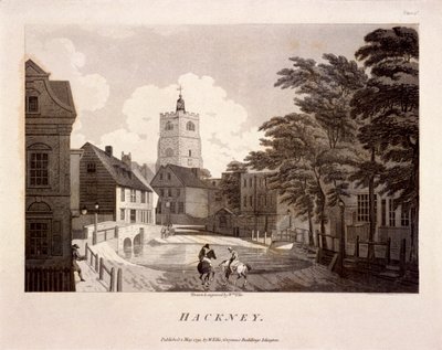 General view of Hackney, London, 1791 by William Ellis