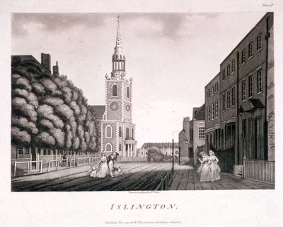 St Mary, Islington, London, 1792 by William Ellis