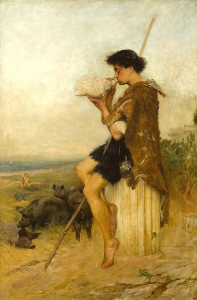 The Swineherd by William Ewart Lockhart