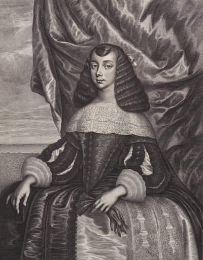 Catherine of Braganza, 1662 by William Faithorne