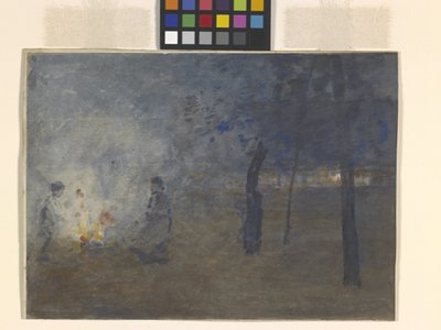 Burning Leaves by William Forsyth