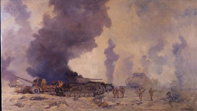 The Battle of El Alamein by William Francis Longstaff