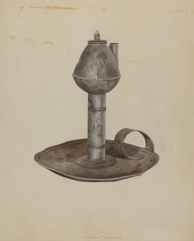 Colonial Lamp by William Frank
