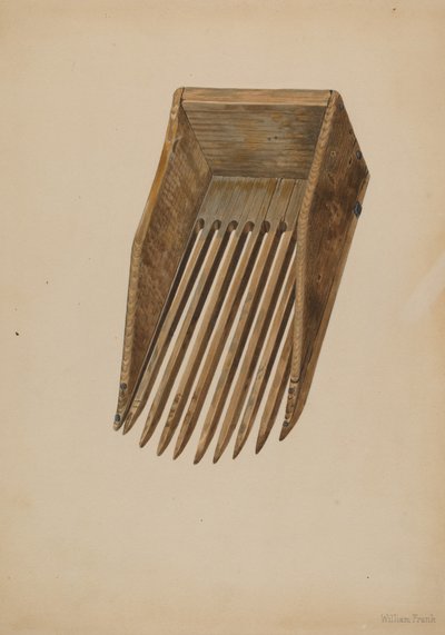 Cranberry Harvesting Scoop by William Frank