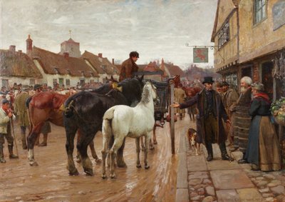 Market Day by William Frank Calderon