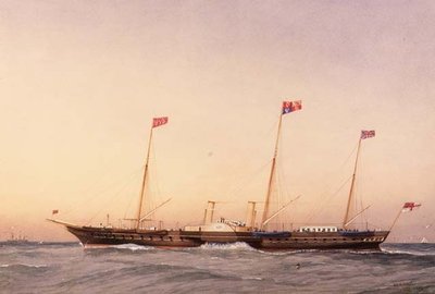 The Yacht Victoria and Albert by William Frederick Mitchell