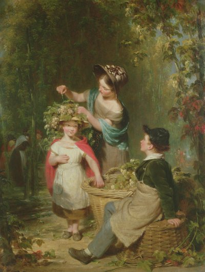 The Hop Garland, 1834 by William Frederick Witherington