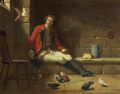 The Prisoner and His Guests by William Frederick Yeames