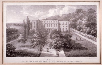 View of Kensington House Lunatic Asylum by William Gauci
