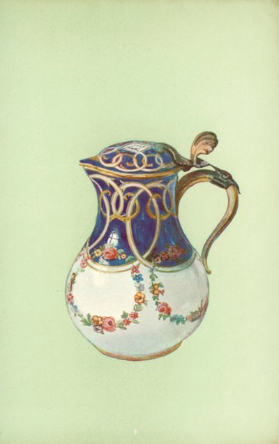 Jug, Sevres, bleu de roi by William Gibb