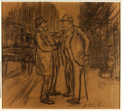 New York, East Side by William Glackens