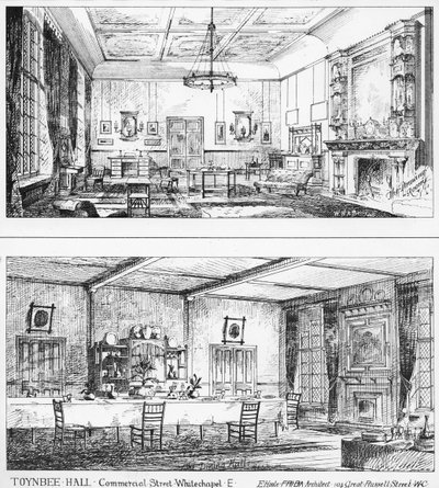 Interior of Toynbee Hall by William H Atkin Berry
