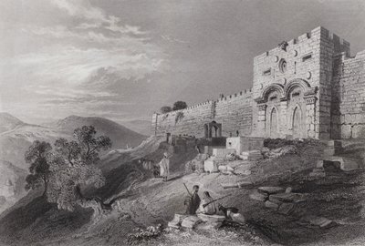 The Golden Gate, Jerusalem by William H. Bartlett