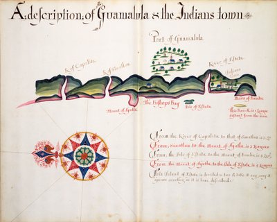 A Description of Guamalula & the Indians Town by William Hack