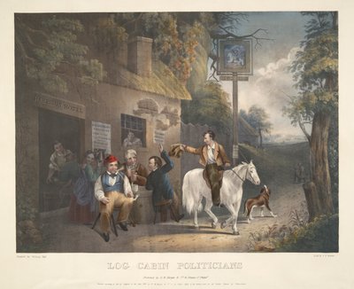 Log Cabin Politicians by William Hall