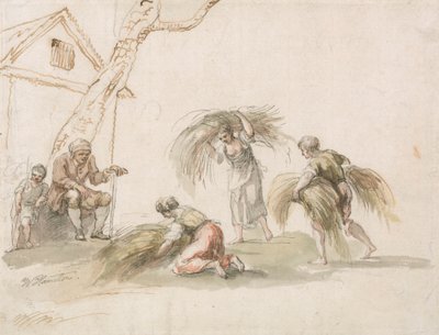 Figures Harvesting by William Hamilton