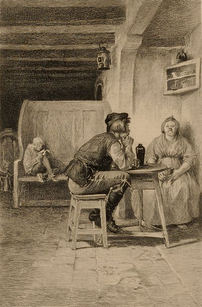 Untitled (scene in a pub) by William Harry Warren Bicknell