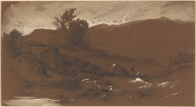 Figures in a Landscape by William Hart